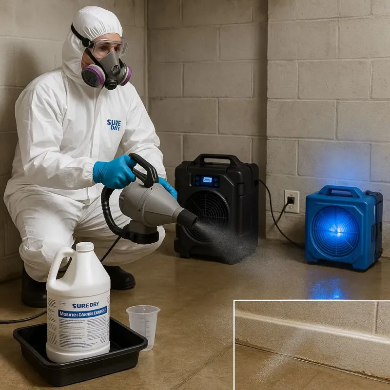Sanitization and Odor Removal process in Grantsburg, WI