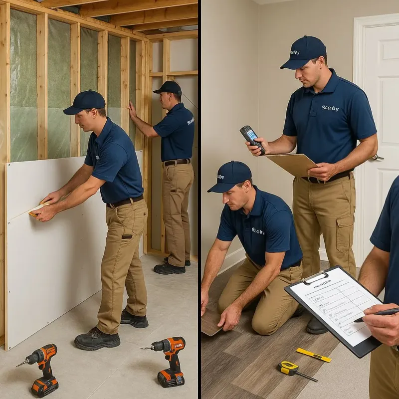 Repairs and Reconstruction process in Grantsburg, WI